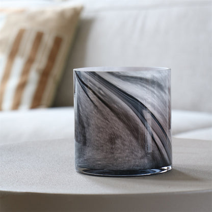 Kaarshouder Celtic XS marble Ø12 x H12 cm (set van 2 stuks)