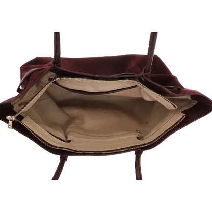 Bordeaux shopper Cambridge achterkant – GlamourGift