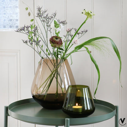 Vaas Tasman M taupe Ø26 x H28 cm