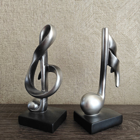 Sculpture Clef „Music“ (set muzieknoot en -sleutel)