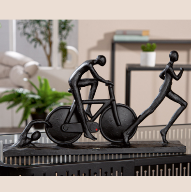 Sculptuur Triathlon - 6,5x35,5x19,5cm