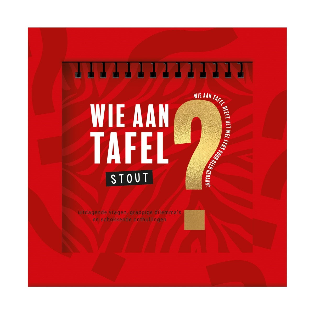 Wie aan Tafel? Stout editie – pikant vragenspel voor een spannende spelletjesavond
