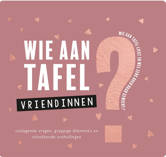Wie aan tafel - diverse edities - boek / spel